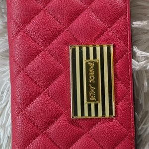 Betsey Johnson Quilted Wristlet Wallet